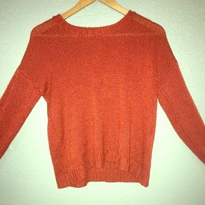 Orange Sweater